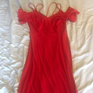 ASOS Cold Shoulder Maxi Dress